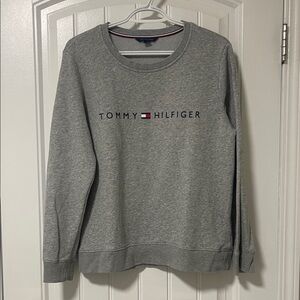 Tommy Hilfiger Heather Gray Logo Sweatshirt